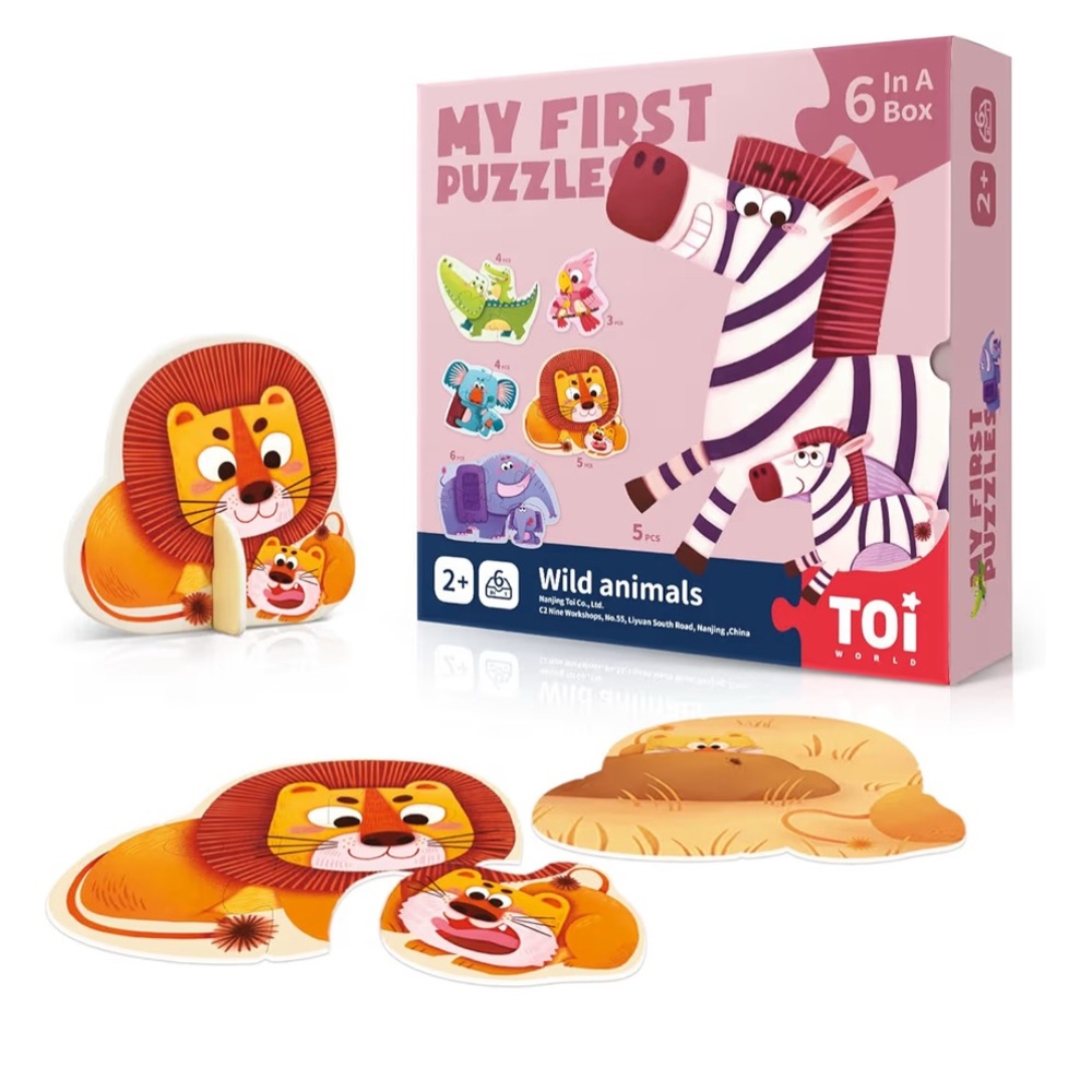 My First Puzzle - Wild Animals (set of 6)